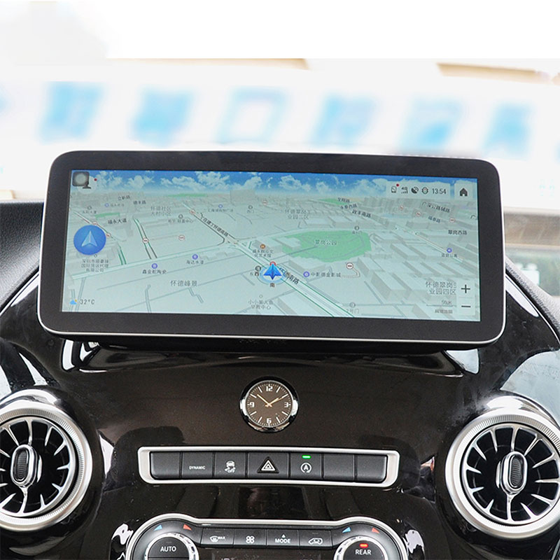 Новый дизайн 12,3 дюймов пейзаж 1920*720 Android 10,0 4 + 64G устройство, док-станция Qualcomm Восьмиядерный оборудования Ips экран навигации для Mercedes Benz