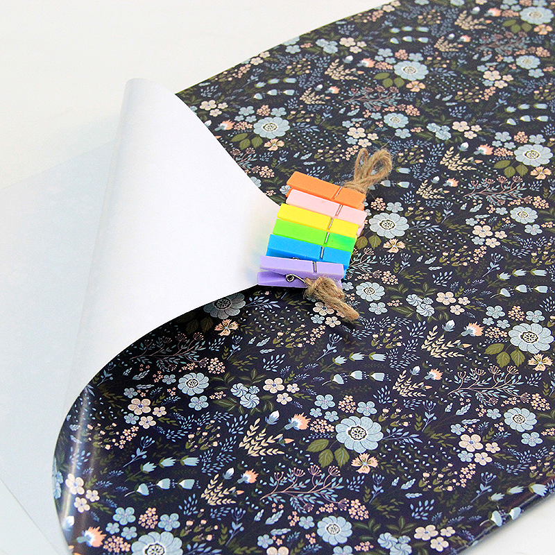 Fashion design wholesale custom printing brand logo gift wrapping paper sheets