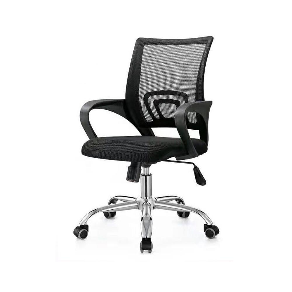 Dining Furniture Conference Room Backrest Seat Adjustable Office Chair Black Fabric Metal Carton Modern Swivel Chair 100pcs