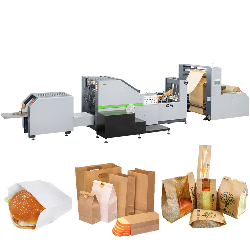 ROKIN BRAND automatic bag making machine automatic kraft paper bag machine automatic v bottom paper bag machine