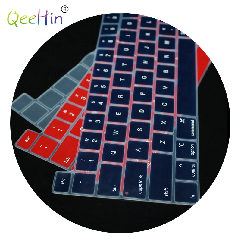 Custom language printing EU Версия 16 дюймовая силиконовая клавиатура для ноутбука с водонепроницаемым и пыльным покрытием