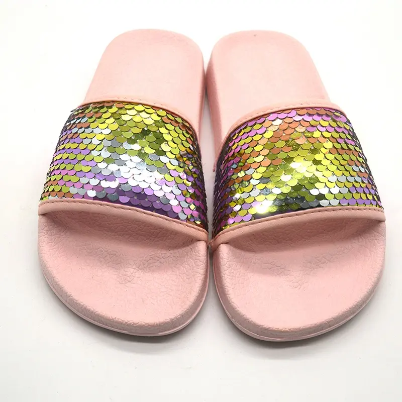 Hot Sales Kids Sandals With Scales Glitter Sequins Children Sandals