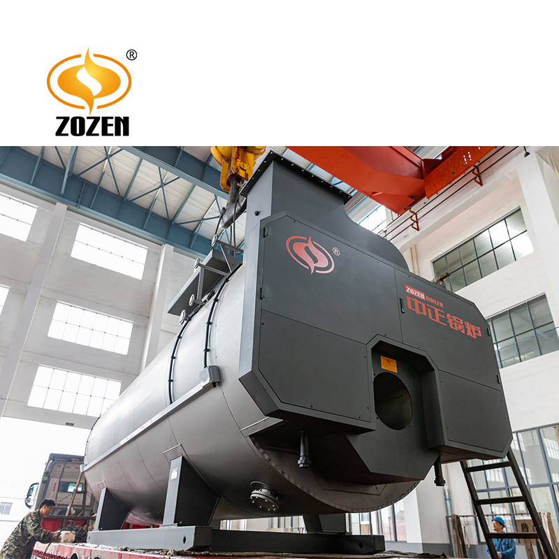 PLC Automatic Control System 6 Ton Capacity Natrual Gas Fired Boiler