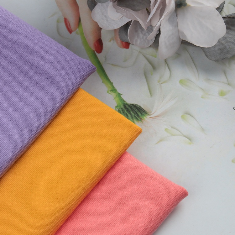 Christmas single jersey 5% spandex 95% cotton knitting combed cotton fabrics for babies
