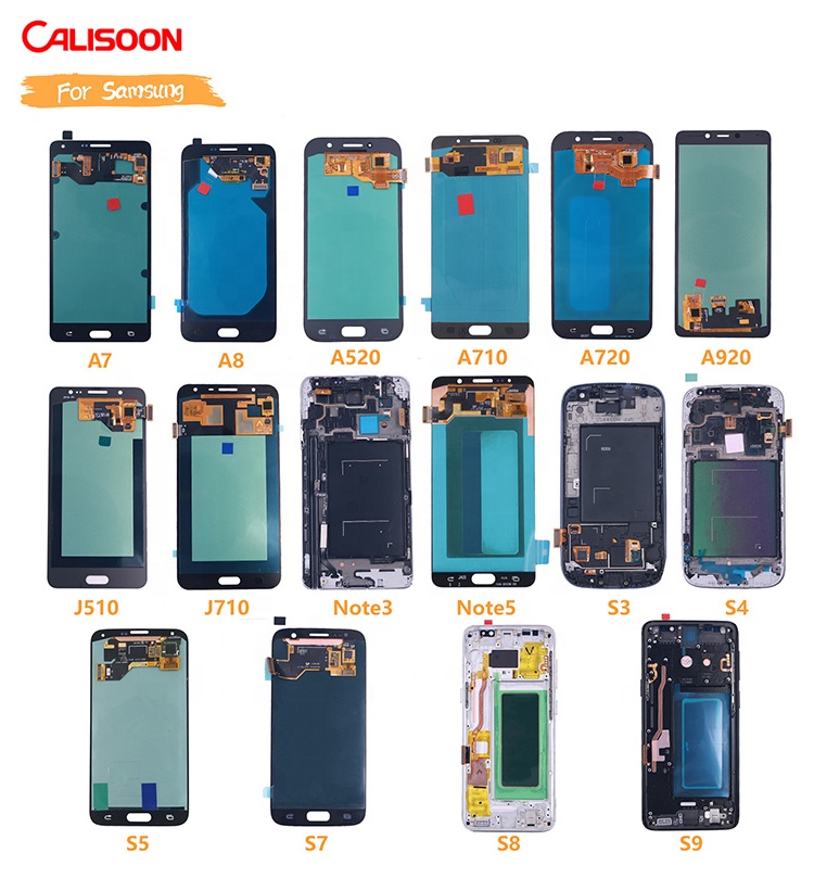 2021 Новый ЖК-дисплей CALISOON для мобильных телефонов, оптовая продажа OEM для Samsung S9 s8 s7 edge, ЖК-дисплей с сенсорным экраном