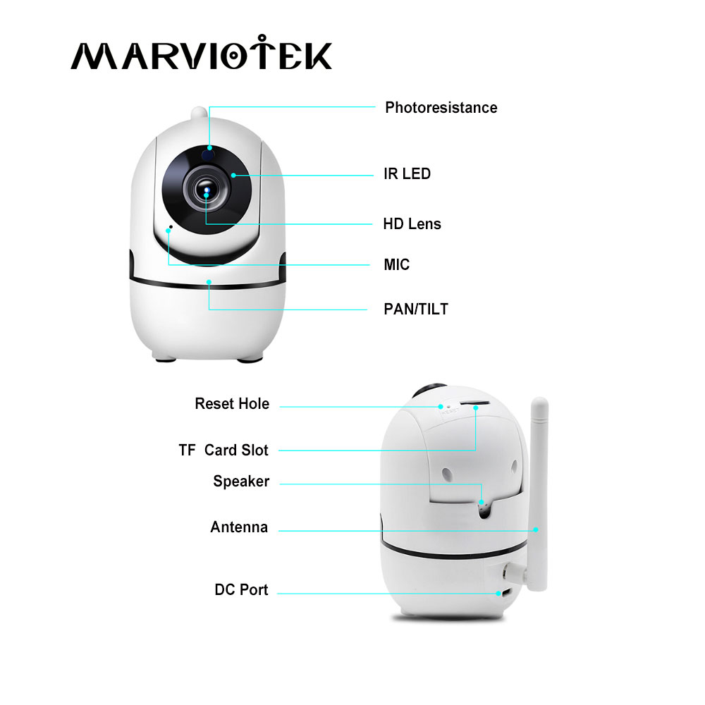 Новая интеллектуальная Бытовая беспроводная камера видеонаблюдения 2MP Wif HD для Alarmi