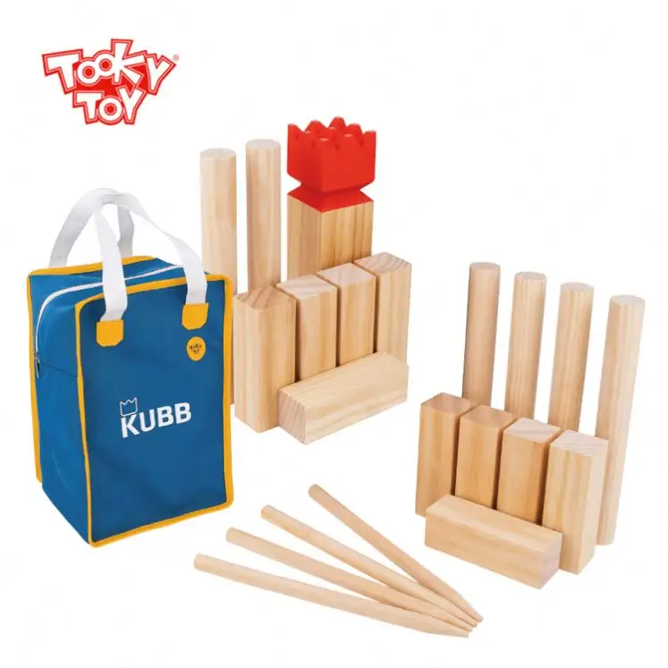 Wooden Toy Child 2021 New Kids Wooden Toys Kubb Games Toys For Children