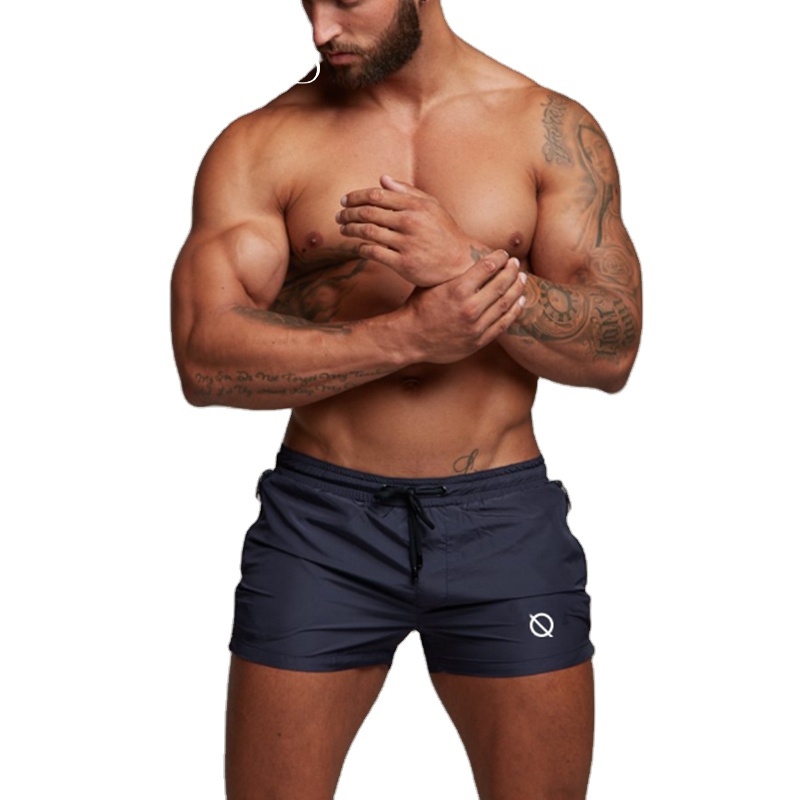 Quick dry Sport Summer Swim Shorts Elastic Waist custom men Beach short pants
