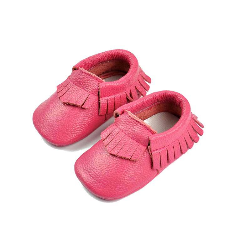 wholesale real leather baby shoes leather mocassins for 0-2 year old