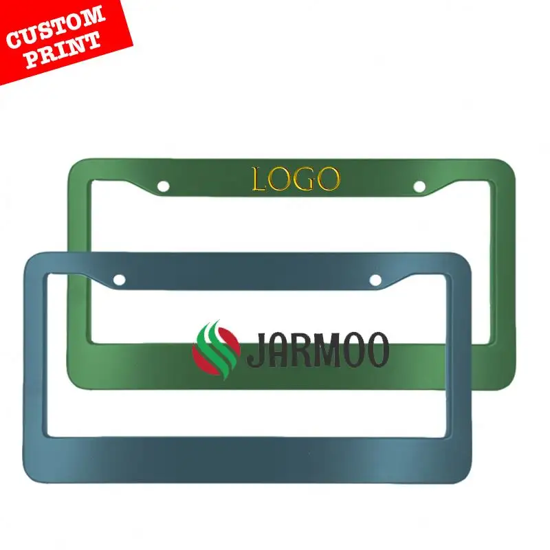 Aluminium Alloy Ot Abs Plastic Car License Plate Frame Custom Aluminum Abs Custom Carbon Fiber License Plate Frame With Logo