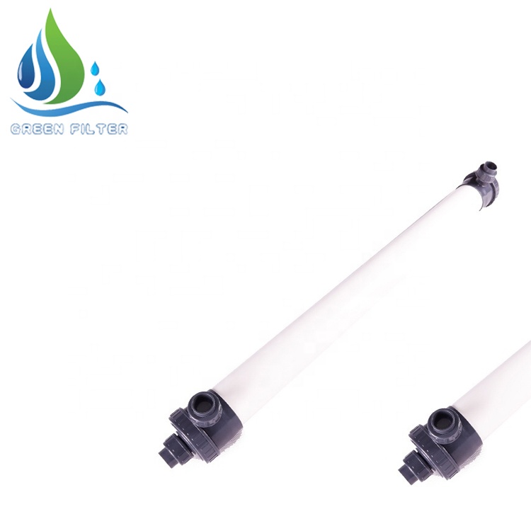 Промышленный фильтр для воды pvdf/pan hollow fiber uf, ультрафильтрационная мембрана, цена 4040