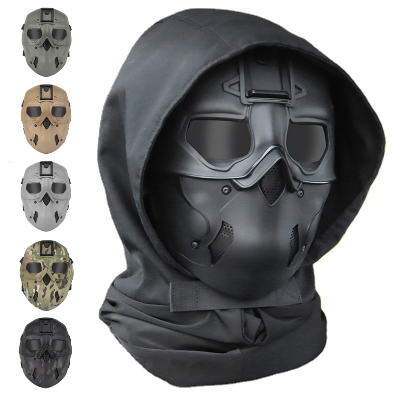 Tactical Mask Airsoft Impact Resistant Eye Protection Goggles for Paintball Airsoft Tracer With Headgear
