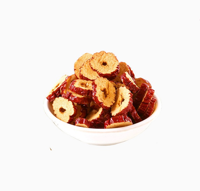 Питание Замороженные-сушеные красные финики Jujube ломтики сушеные закуски органические сухие фрукты в картонной упаковке