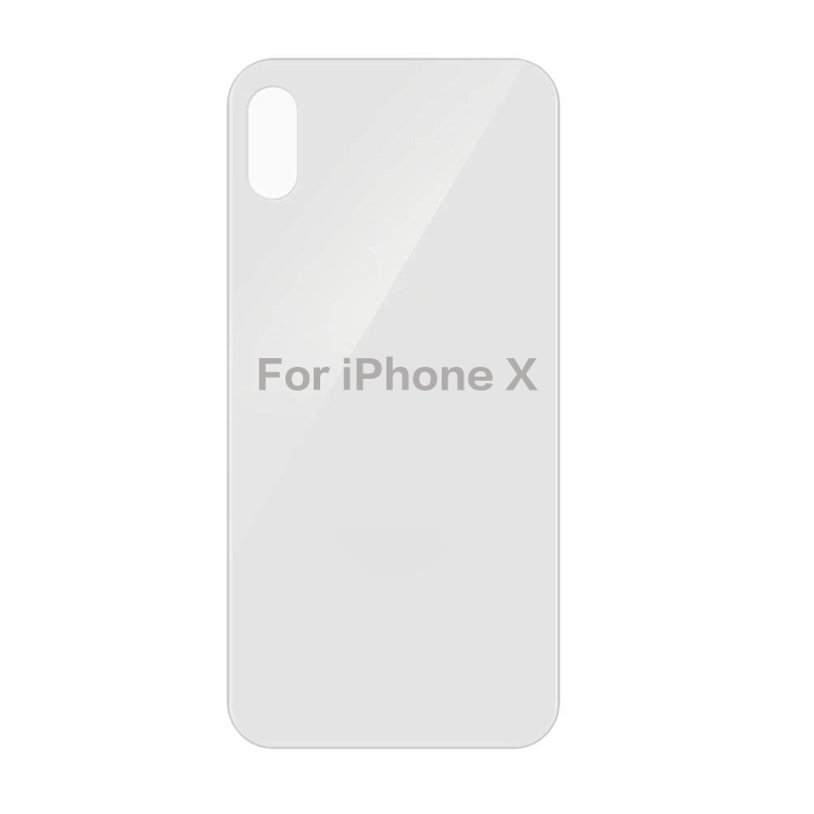 Китай, OEM, задняя крышка для мобильного телефона, стекло для IPhone X, замена заднего корпуса с большим отверстием для камеры