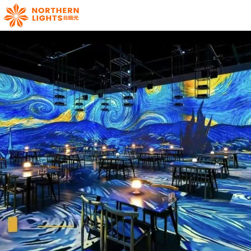Mapping Technology Indoor Immersive Projector For Wedding hall Projection System