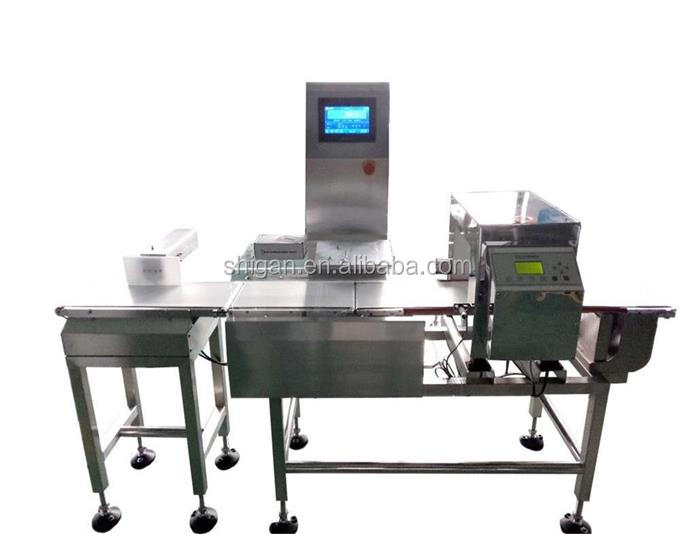SUS304 Комбинированный Детектор Металла checkweigher для проверки пищевой промышленности