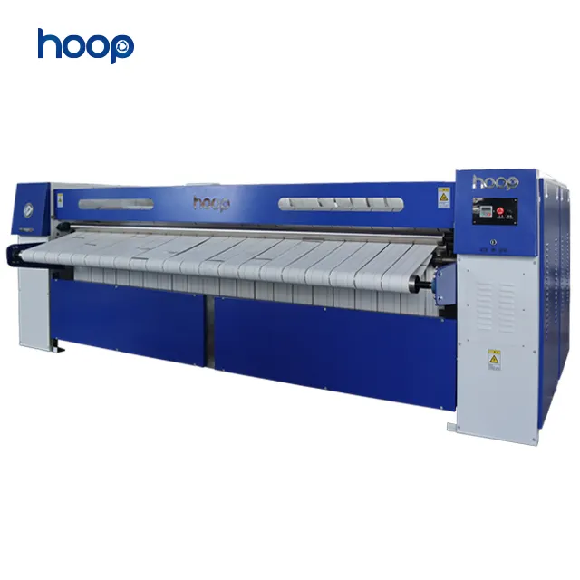 HOOP laundry automatic flatwork roller ironing machine steam heating for bedsheets ironing machine