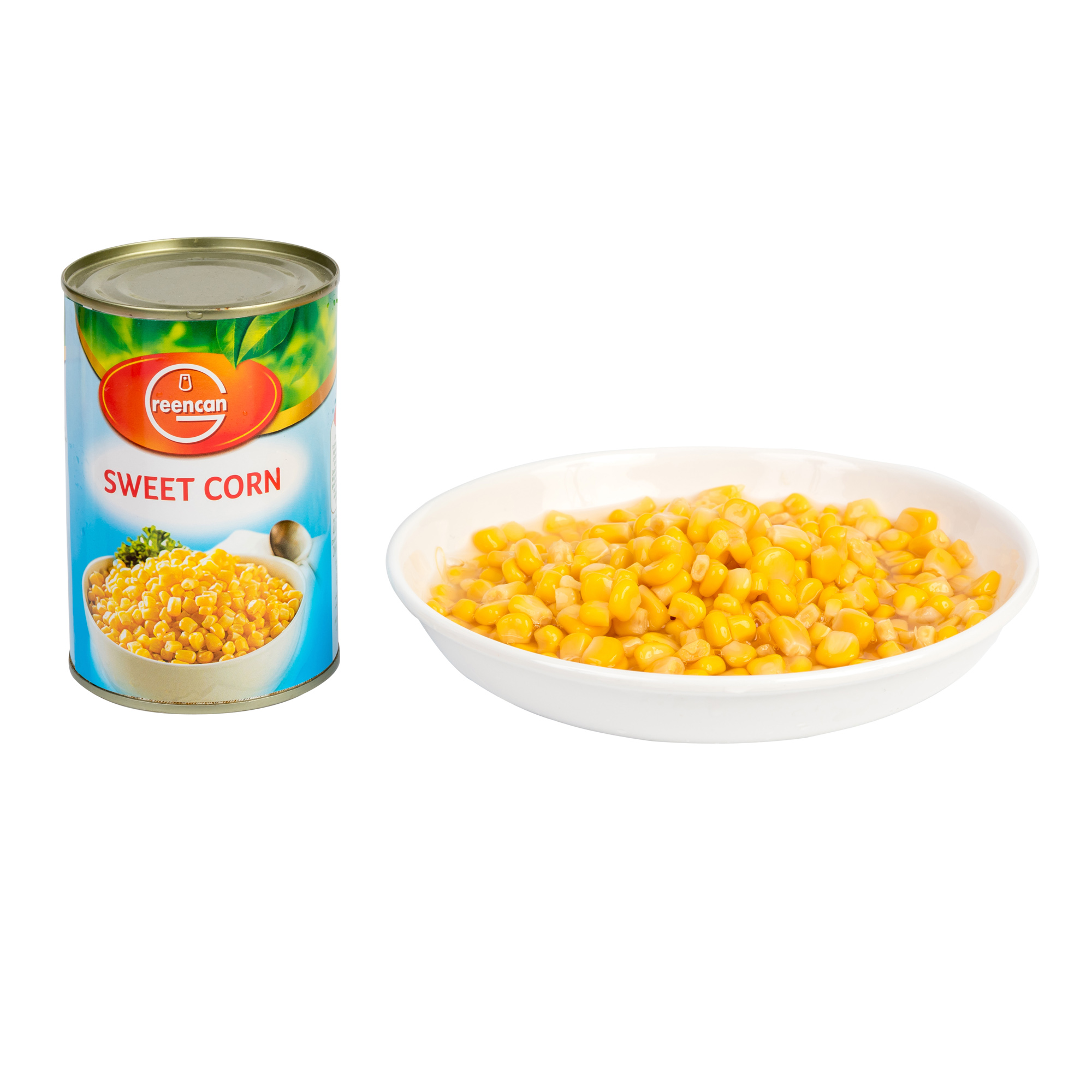 Fresh Chinese canned food vegetables sweet kernel corn with lid