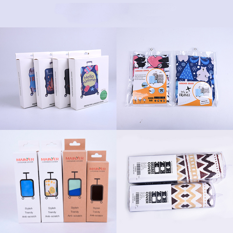 High Quality Cover Suitcase Travel Costom Luggage Cover Spandex Women Polyester Pp Box Customized Color