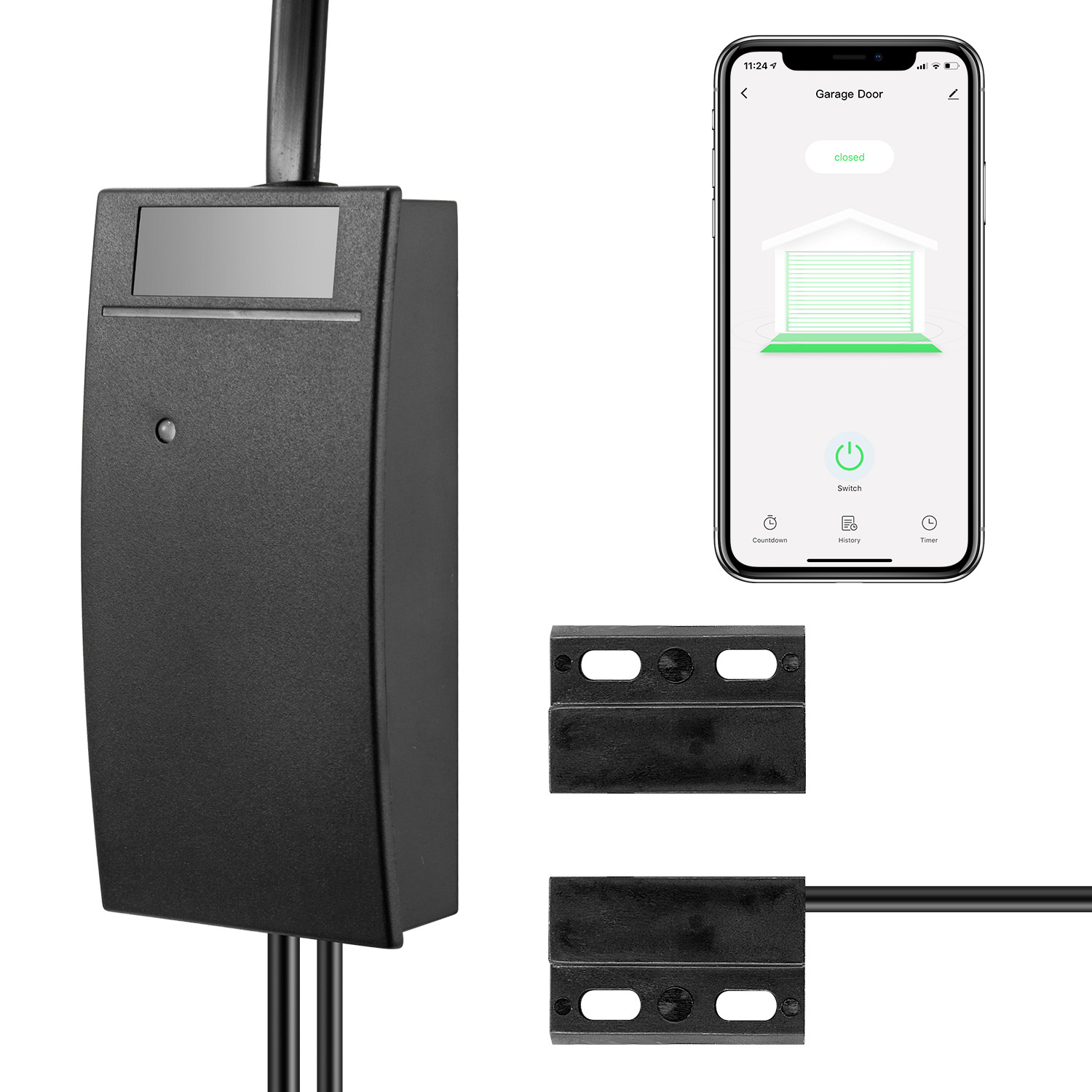 Умный Wi-Fi контроллер двери гаража с дистанционным управлением