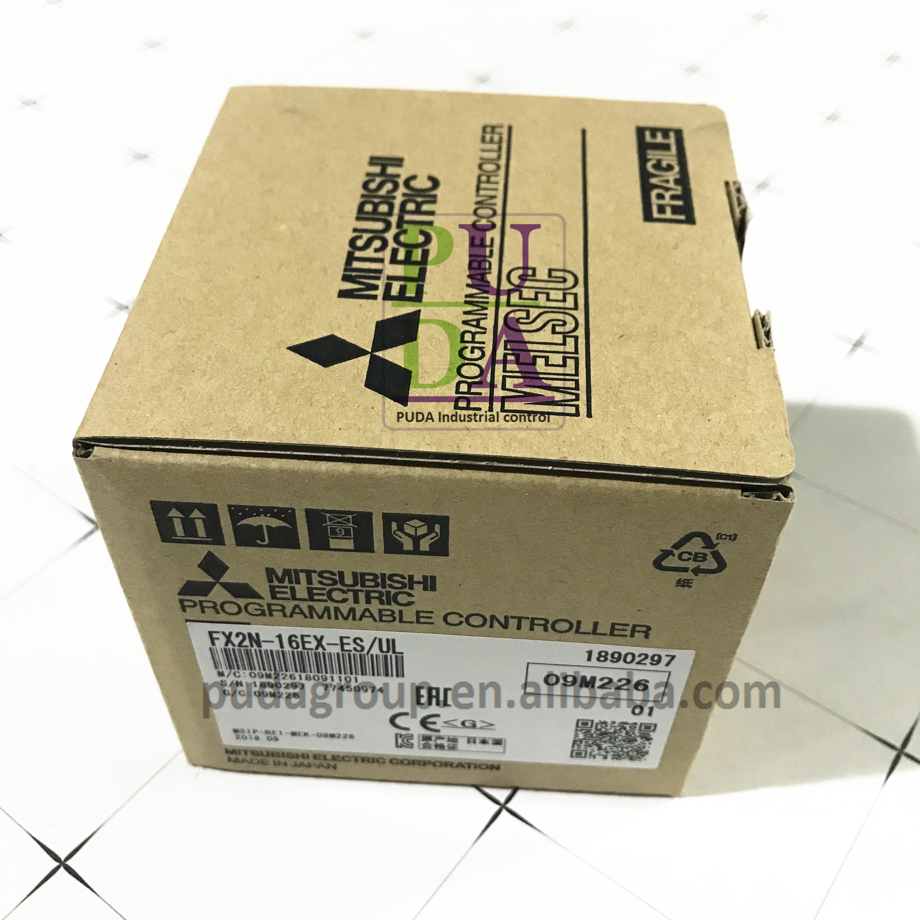 Наличные товары для MITSUBISHI новый оригинальный PLC FX2N-16EX-ES/UL, гарантия на 1 год Лучшая цена FX2N-16EX-ES/UL
