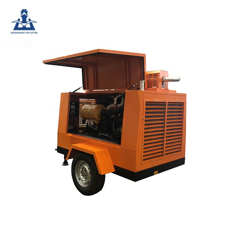 Kaishan 550 cfm 13bar дизельный двигатель портативный воздушный компрессор