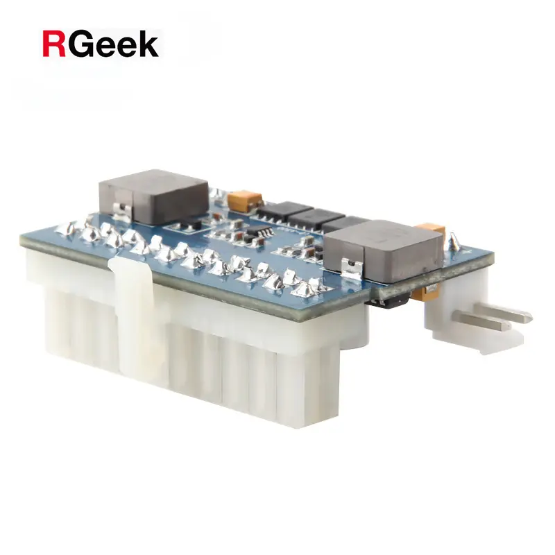 RGeek 18mm Plug In 12V 12 Volt 90W 24Pin ATX Mini ITX DC Plug In Power Supply Module for ATX PC