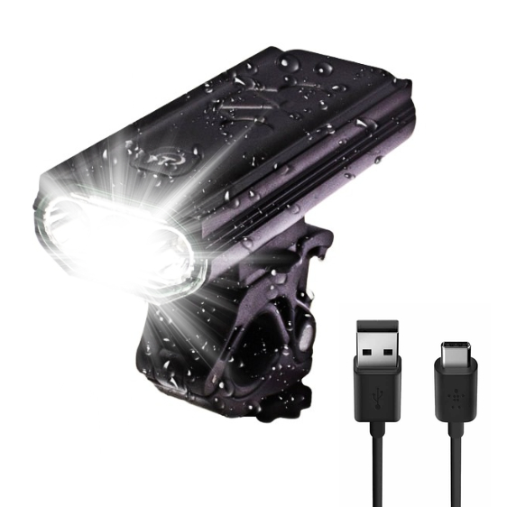 Супер яркий 800 люмен IPX5 Водонепроницаемый Usb Перезаряжаемый велосипедный фонарь для велоспорта