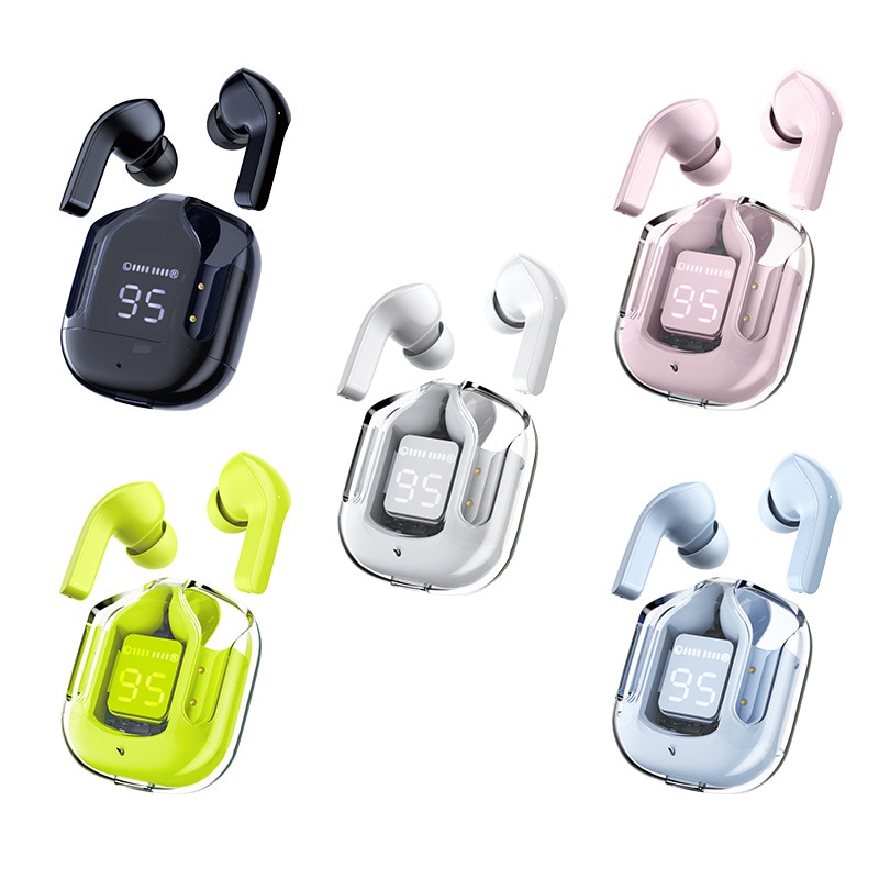Китайские заводские цены, TWS наушники, Bluetooth наушники, маленькие Кристальные прозрачные сенсорные наушники-вкладыши с шумоподавлением