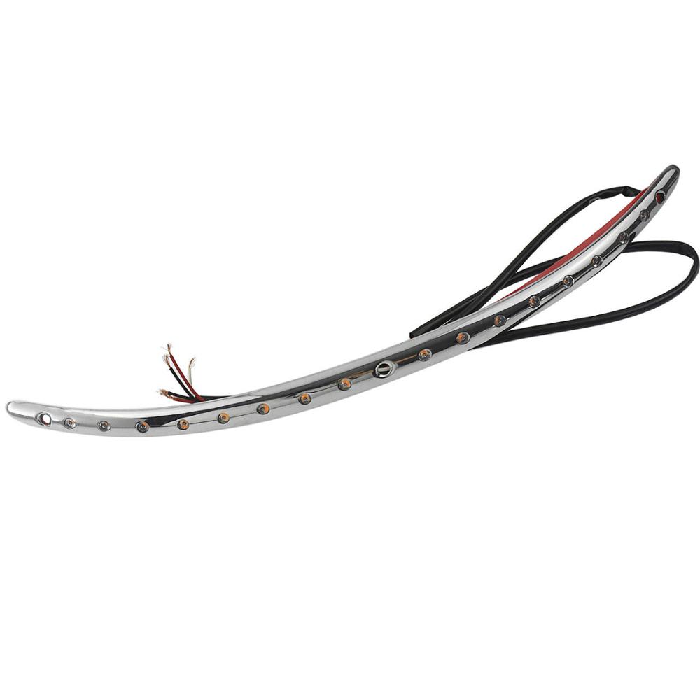Мотоцикл Хром передний указатель поворота LED свет лобовое стекло отделка для Harley Touring FLHX FLHT 2014-2020