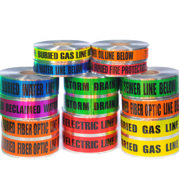 Detectable Underground Cable Lines Warning Tape