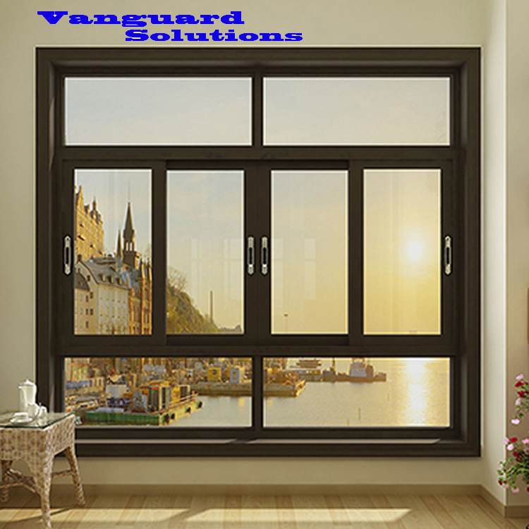 Vanguard Solutions Good Quality Customized Profile Sliding Window Aluminum Double Glazing Aluminium Window