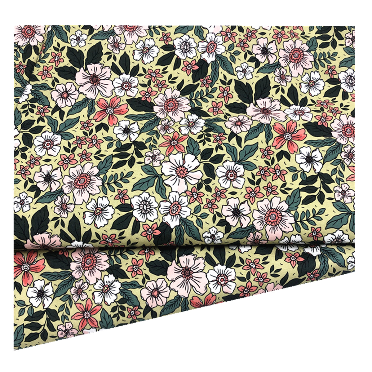 High Quality 100% Cotton Custom Digital Printed Floral Pattern Fabric for Bedding