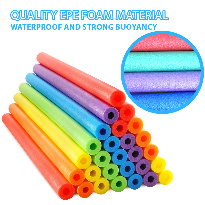 60inch Swimming Pool Noodle Flexible Fun Foam Water Hollow Noodles For Kids Adults Swimming Pool Float