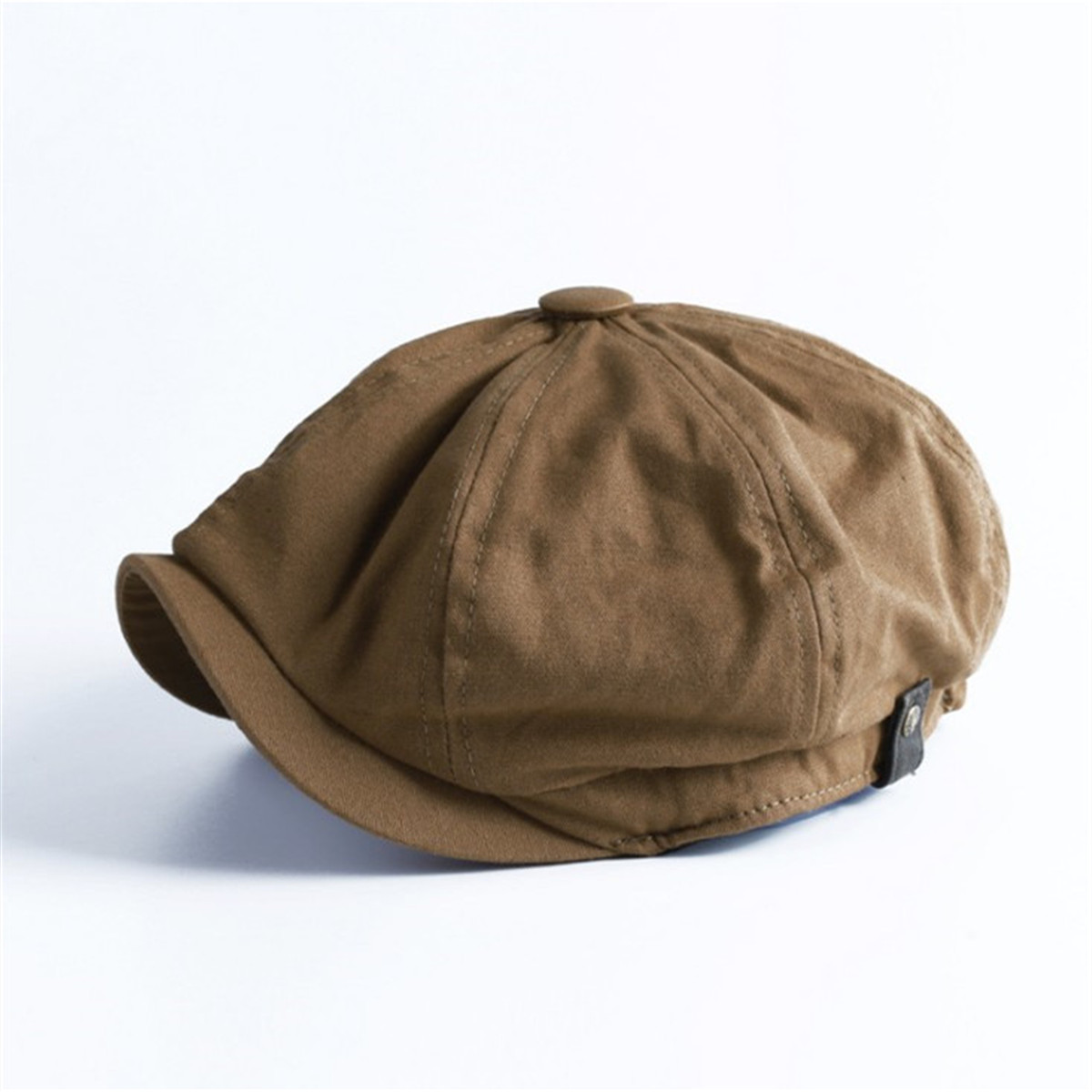 Men Vintage Painter Beret Hats Summer Octagonal Newsboy Cap Cabbie Lvy Flat Hat