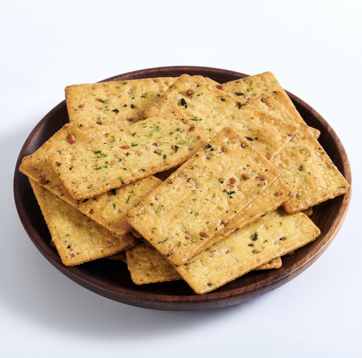 Korean delicious individually storage packing OEM popular snacks thin crisp vegetable cracker salted biscuits & cookies
