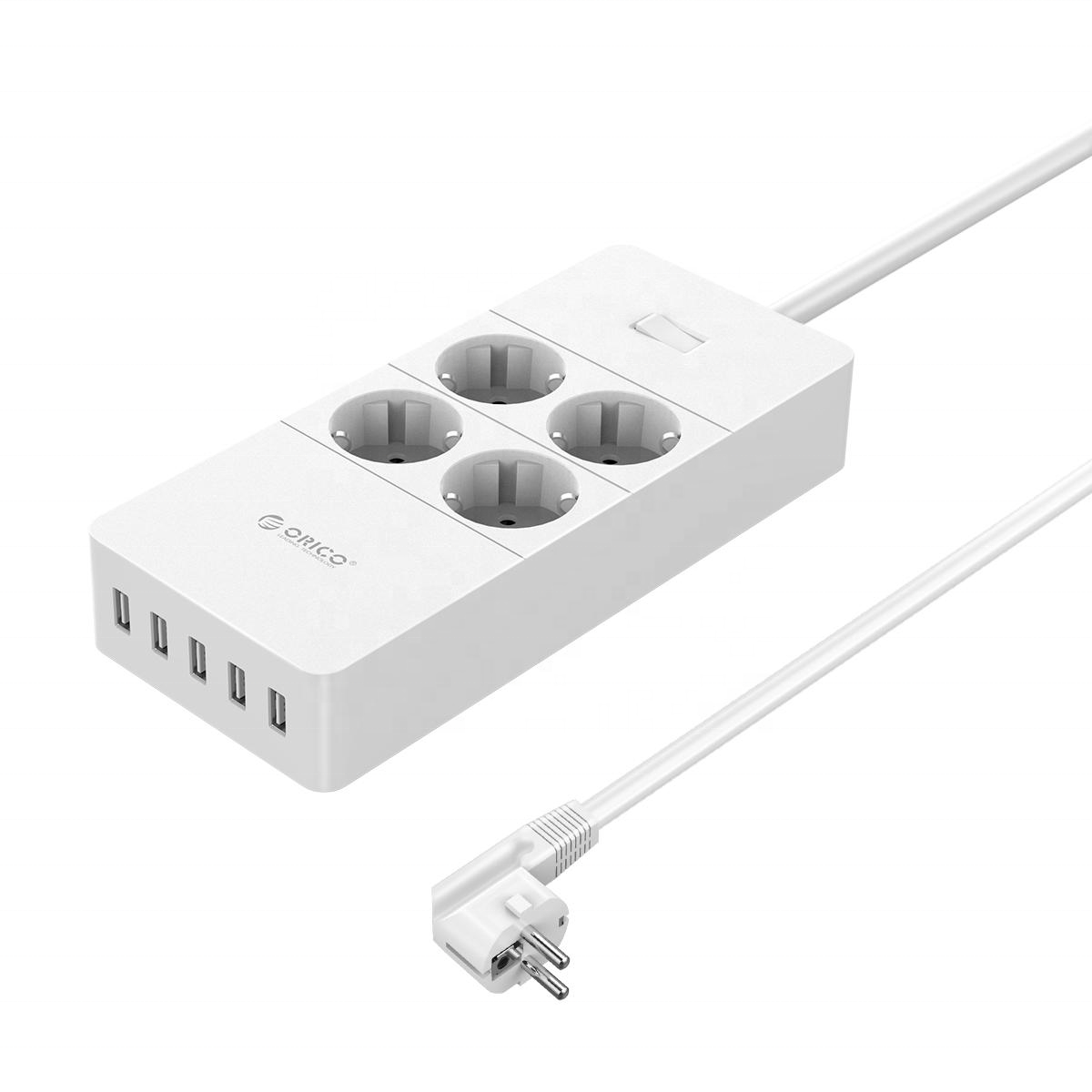 Сетевой фильтр 4AC с 5 портами USB для зарядки