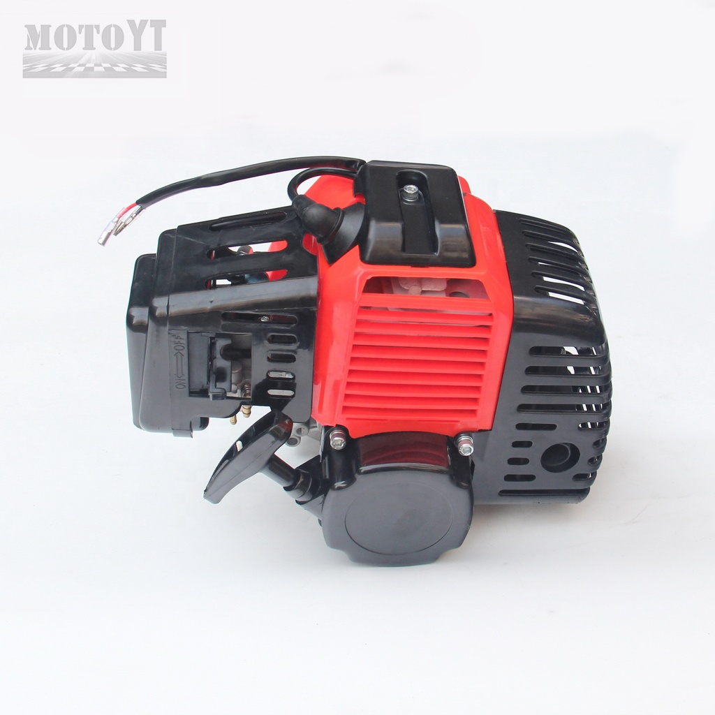 52cc 2 нажимом запуска двигателя 44-5 мини карманный мини Quad Dirt Bike ATV багги