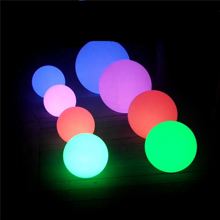 Сменный цвет RGB, светодиодный Рождественский шар с дистанционным управлением, диаметр 20 см, светодиодный шар для украшения настроения
