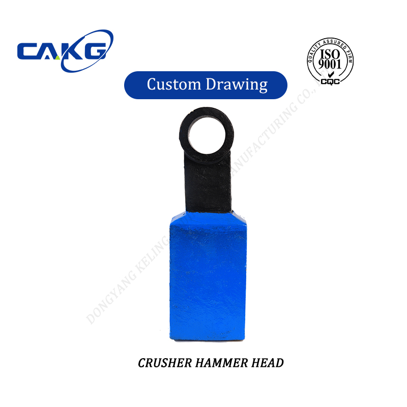 High Quality Factory Supply Long Wear Life New Alloy Bimetal Composite hammer Crusher Spare Parts hammer Head