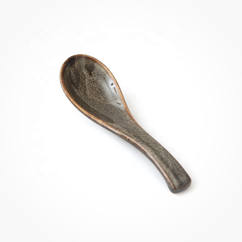 Factory direct wholesale Asian restaurant & hotel ceramic tableware & porcelain soup dinner spoon