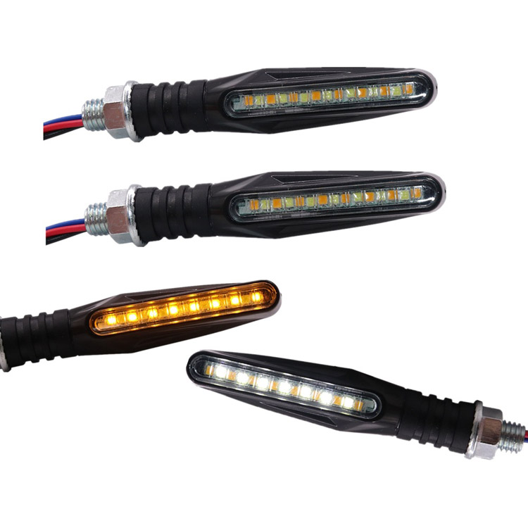 DRL мотоциклы освещение движущаяся мотоцикл задний световой сигнал