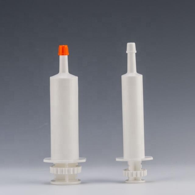 cheap OEM packaging container disposable paste gel injector veterinary Instrument syringe from plastic syringe manufacturers