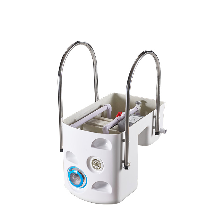 Integrated pipeless pool filter for children and small pool