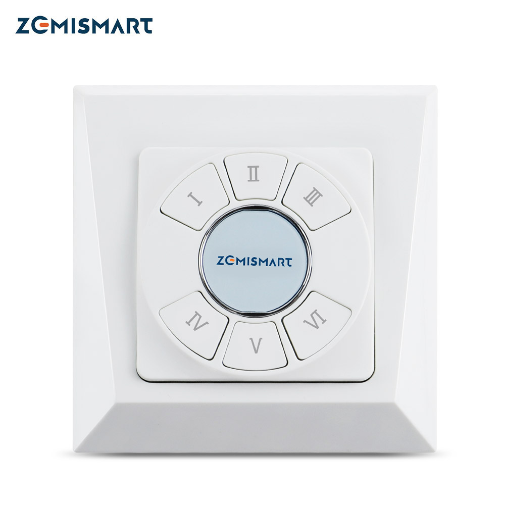 Беспроводной переключатель Zemismart, 6 клавиш, Tuya Zigbee, 18 шт., сделай сам, декорации Zigbee 3,0, наклейка для умного дома Zigbee, управление умными вещами