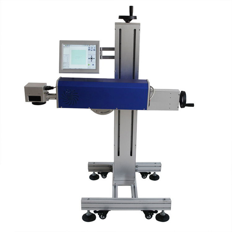 Auto Fly 30W CO2 Laser Marking Machine Laser Printer for Cable Wire Plastic PET Bottle