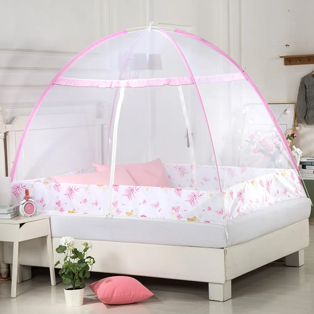 Wholesale Double bed portable foldable Insecticide treated mosquito net tent