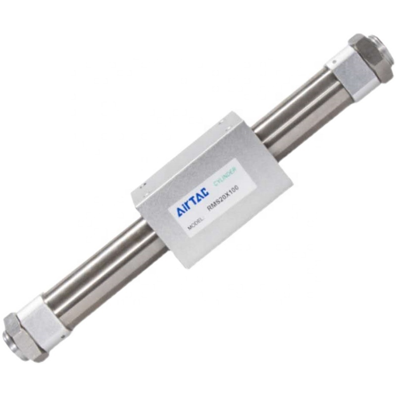 Бесштоковый Магнитный Пневматический поршневой цилиндр AirTAC RMS RMSF RMSP Series RMS16X50,RMS16X100,RMS16X1200