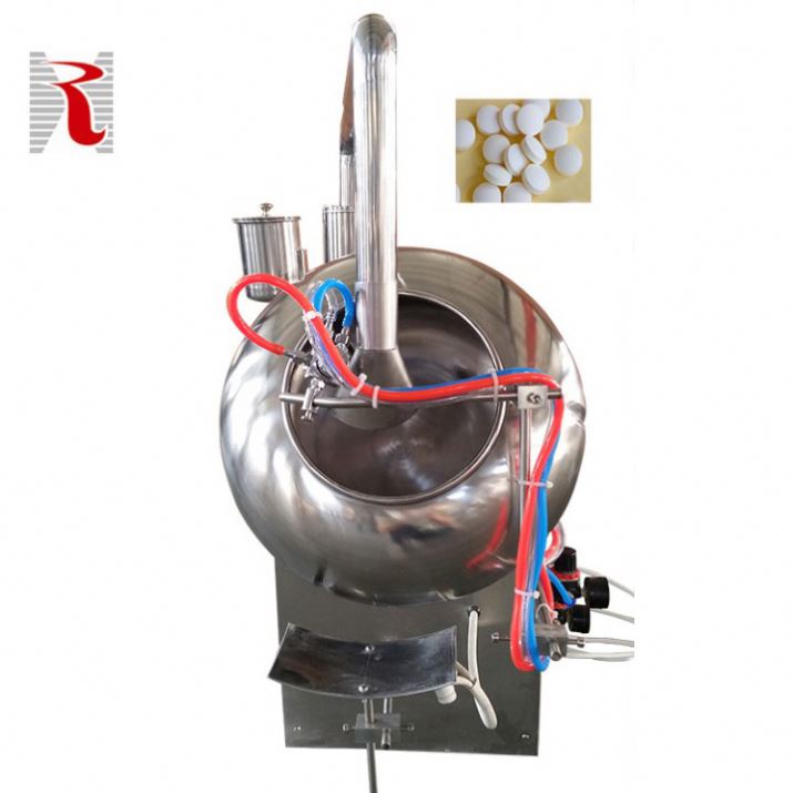 Easy Operation Drum Table Seed Coater Lab Nuts Sugar Polisher Machine Chocolate Coating Machine BYC-600