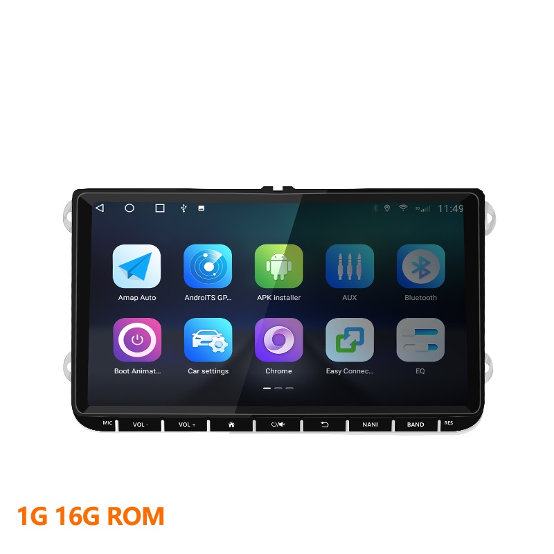 1 + 16G 9 дюймов android 8,0 для VW Golf Polo Tiguan Passat b7 b6 SEAT leon Skoda yeti Octavia автомобильный мультимедийный плеер автомобильное радио